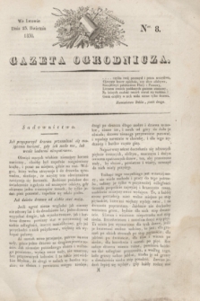 Gazeta Ogrodnicza. 1830, Ner. 8 (23 kwietnia)