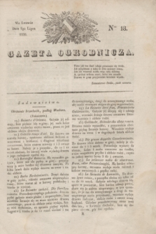 Gazeta Ogrodnicza. 1830, Ner. 18 (2 lipca)
