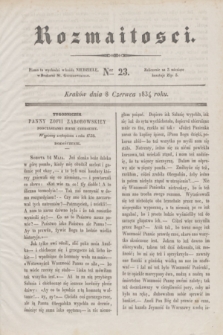 Rozmaitości. 1834, Ner 23 (8 czerwca)