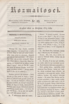 Rozmaitości. 1834, Ner 32 (10 sierpnia)