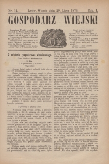 Gospodarz Wiejski. R.1, nr 11 (29 lipca 1879)