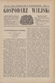 Gospodarz Wiejski. R.1, nr 16 (9 października 1879)