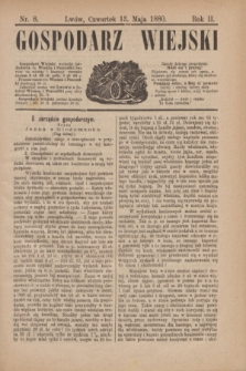 Gospodarz Wiejski. R.2, nr 8 (13 maja 1880)