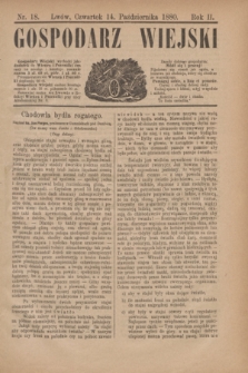 Gospodarz Wiejski. R.2, nr 18 (14 października 1880)