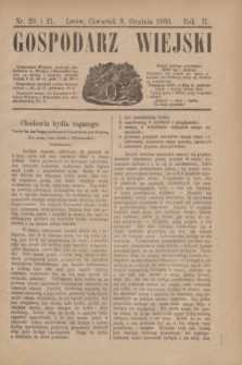 Gospodarz Wiejski. R.2, nr 20 i 21 (9 grudnia 1880)