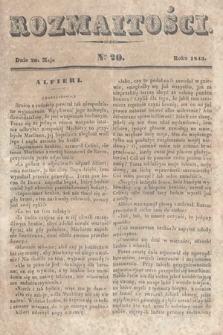 Rozmaitości : pismo dodatkowe do Gazety Lwowskiej. 1843, nr 20