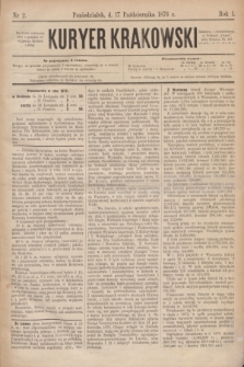 Kuryer Krakowski. R.1, nr 2 (17 października 1876)