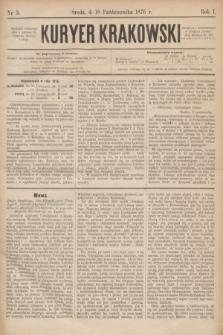 Kuryer Krakowski. R.1, nr 3 (18 października 1876)