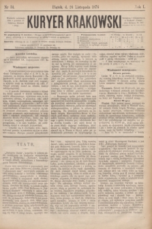 Kuryer Krakowski. R.1, nr 34 (24 listopada 1876)