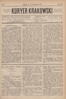 Kuryer Krakowski. R.2, nr 9 (12 stycznia 1877)