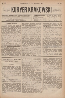 Kuryer Krakowski. R.2, nr 17 (22 stycznia 1877)