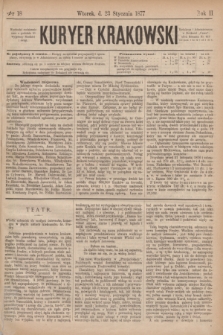 Kuryer Krakowski. R.2, nr 18 (23 stycznia 1877)