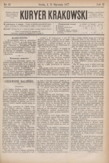 Kuryer Krakowski. R.2, nr 25 (31 stycznia 1877)