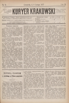 Kuryer Krakowski. R.2, nr 31 (8 lutego 1877)