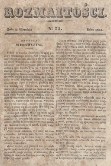 Rozmaitości : pismo dodatkowe do Gazety Lwowskiej. 1843, nr 35