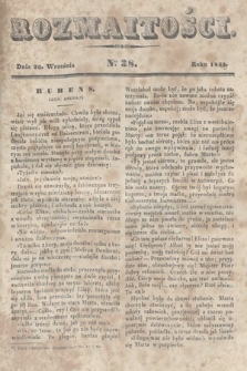 Rozmaitości : pismo dodatkowe do Gazety Lwowskiej. 1843, nr 38