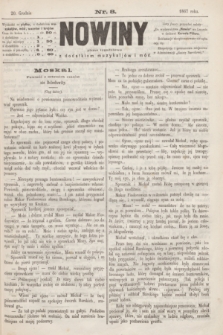 Nowiny : pismo tygodniowe : z dodatkiem muzykaljów i mód. 1867, nr 8 (20 grudnia)