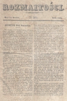 Rozmaitości : pismo dodatkowe do Gazety Lwowskiej. 1843, nr 52