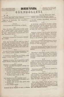 Dziennik Górno-Ślązki. 1848, Nro 40 (21 października)