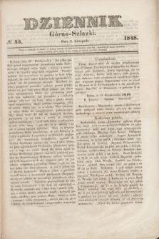 Dziennik Górno-Szlązki. 1848, № 43 (2 listopada)