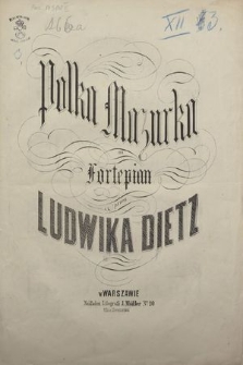 Polka mazurka : na fortepian