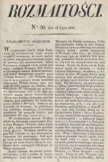 Rozmaitości : oddział literacki Gazety Lwowskiej. 1826, nr 30
