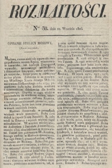 Rozmaitości : oddział literacki Gazety Lwowskiej. 1826, nr 38