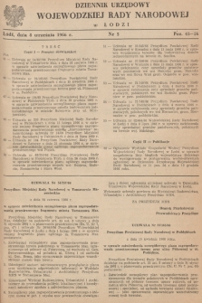 Dziennik Urzędowy Wojewódzkiej Rady Narodowej w Łodzi. 1966, nr 5