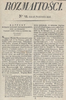 Rozmaitości : oddział literacki Gazety Lwowskiej. 1826, nr 41