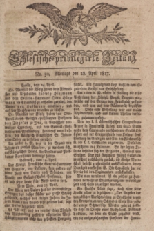 Schlesische privilegirte Zeitung. 1817, No. 50 (28 April) + dod. + wkładka