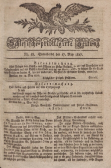 Schlesische privilegirte Zeitung. 1817, No. 58 (17 Mai) + dod.