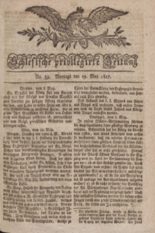 Schlesische privilegirte Zeitung. 1817, No. 59 (19 Mai) + dod.