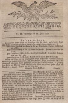Schlesische privilegirte Zeitung. 1817, No. 88 (28 Juli) + dod.