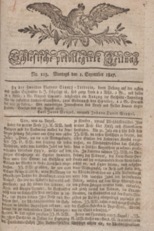 Schlesische privilegirte Zeitung. 1817, No. 103 (1 September) + dod.