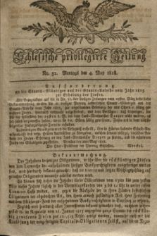 Schlesische privilegirte Zeitung. 1818, No. 52 (4 Mai) + dod.