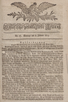 Schlesische privilegirte Zeitung. 1819, No. 17 (8 Februar) + dod.
