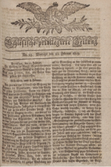 Schlesische privilegirte Zeitung. 1819, No. 23 (22 Februar) + dod.