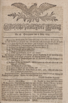 Schlesische privilegirte Zeitung. 1819, No. 28 (6 März) + dod.