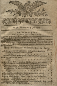 Schlesische privilegirte Zeitung. 1819, No. 78 (5 Juli) + dod.