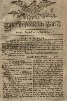 Schlesische privilegirte Zeitung. 1819, No. 81 (12 Juli) + dod.