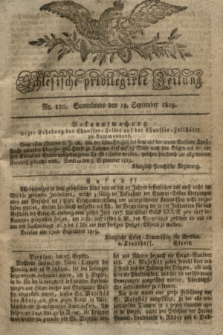Schlesische privilegirte Zeitung. 1819, No. 110 (18 September) + dod.