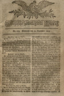 Schlesische privilegirte Zeitung. 1819, No. 112 (22 September) + dod.