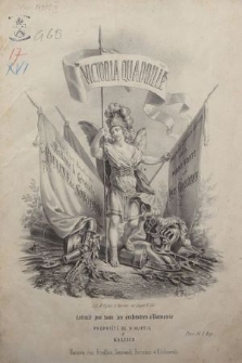 Victoria quadrille : dédié à son Excellence Madame le Générale Pauline de Sobolew : composé pour l'orchestre et arrangé pour le piano-forte