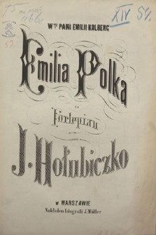 Emilia polka : na fortepian