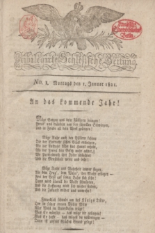 Privilegirte Schlesische Zeitung. 1821, No. 1 (1 Januar) + dod.