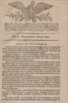 Privilegirte Schlesische Zeitung. 1821, No. 4 (8 Januar) + dod.