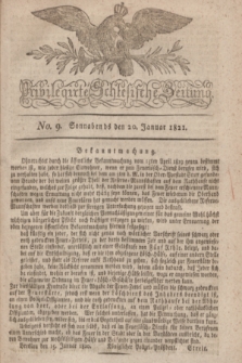 Privilegirte Schlesische Zeitung. 1821, No. 9 (20 Januar) + dod.
