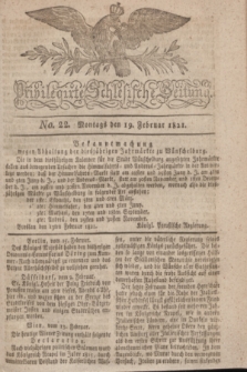 Privilegirte Schlesische Zeitung. 1821, No. 22 (19 Februar) + dod.