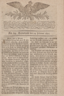 Privilegirte Schlesische Zeitung. 1821, No. 24 (24 Februar) + dod.