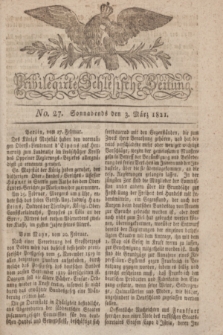 Privilegirte Schlesische Zeitung. 1821, No. 27 (3 März) + dod.